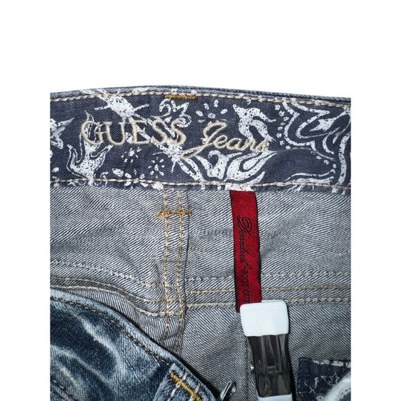 Guess Daredevil Y2K low rise bootcut jeans women’s size 26 - Picture 10 of 11